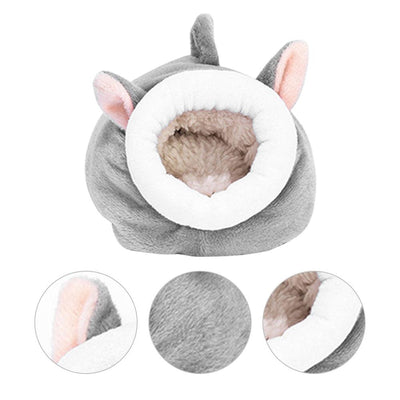 Hamster Totoro Round Nest - Dog Hugs Cat