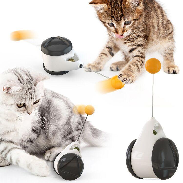 Electric Automatic Lifting Motion Cat Toy Interactive Puzzle Smart Pet Cat Teaser Ball Pet Supply Lifting Toys - Dog Hugs Cat