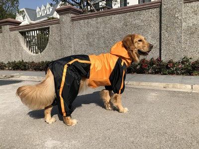 Large Dog Pet Raincoat - Dog Hugs Cat