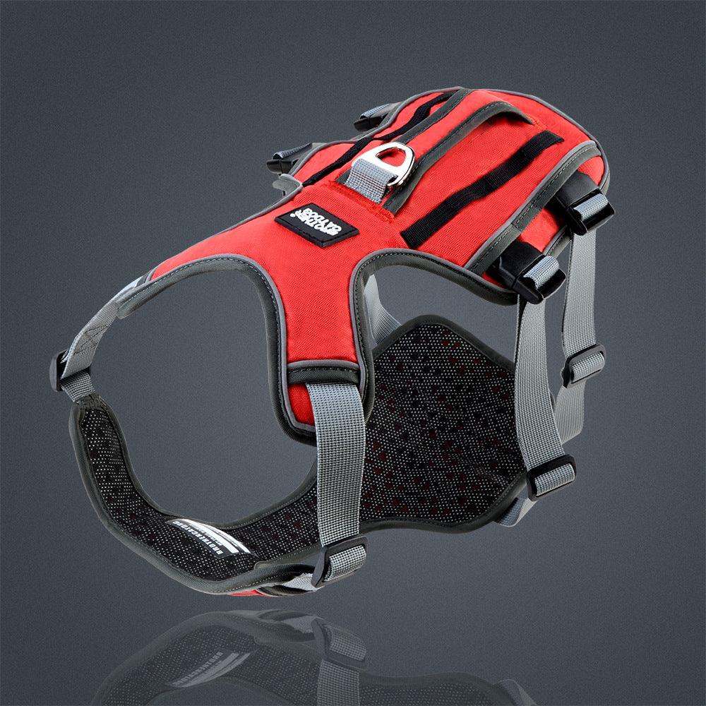 Reflective And Breathable Pet Chest Harness Vest Type Traction Rope - Dog Hugs Cat