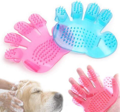 Pet Finger Grooming Brush Massage, Hand Brush Cat, Dog Bath Brush Beauty, Pet Cleaning Supplies Wholesale - Dog Hugs Cat