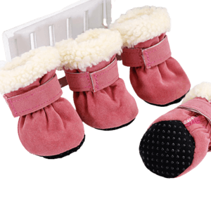 Waterproof Winter Dog Boots Socks Pet Dog Shoes Anti-Slip Puppy Cat Rain Snow Booties Footwear For Small Dogs - Dog Hugs Cat