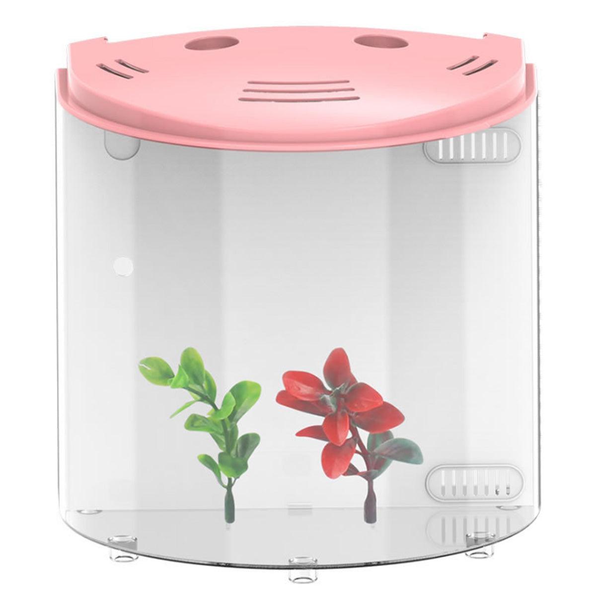 Ecological Acrylic Fish Tank - Dog Hugs Cat