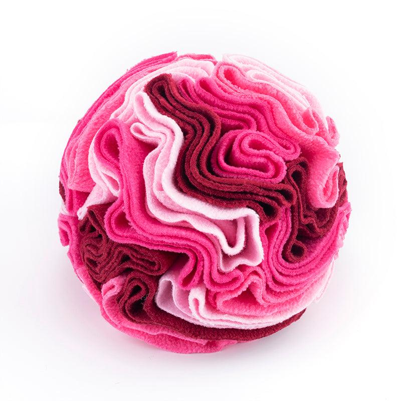 Snuffle Ball Interactive Dog Toys Ball Dog Brain Mental Stimulating Puzzle Toys For Dogs Enrichment Game Feeding Mat For Stress Relief Portable Machine Washable - Dog Hugs Cat