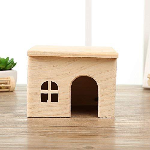 Hamster House In Spring And Summer - Dog Hugs Cat