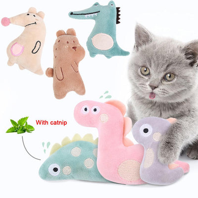 Including Cat Thin Plush Cat Toy - Dog Hugs Cat