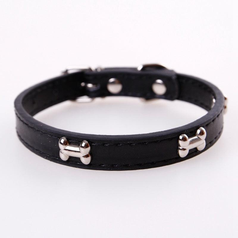 Fashionable Personality Pet Pu Neck Ring Accessories - Dog Hugs Cat