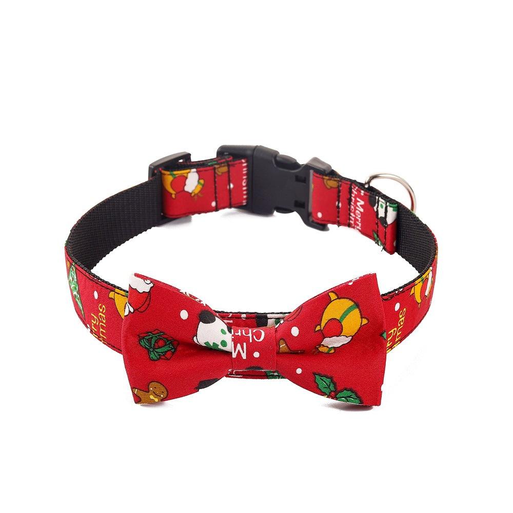 Simplicity Creative Printed Christmas Dog Collar Pet Supplies - Dog Hugs Cat