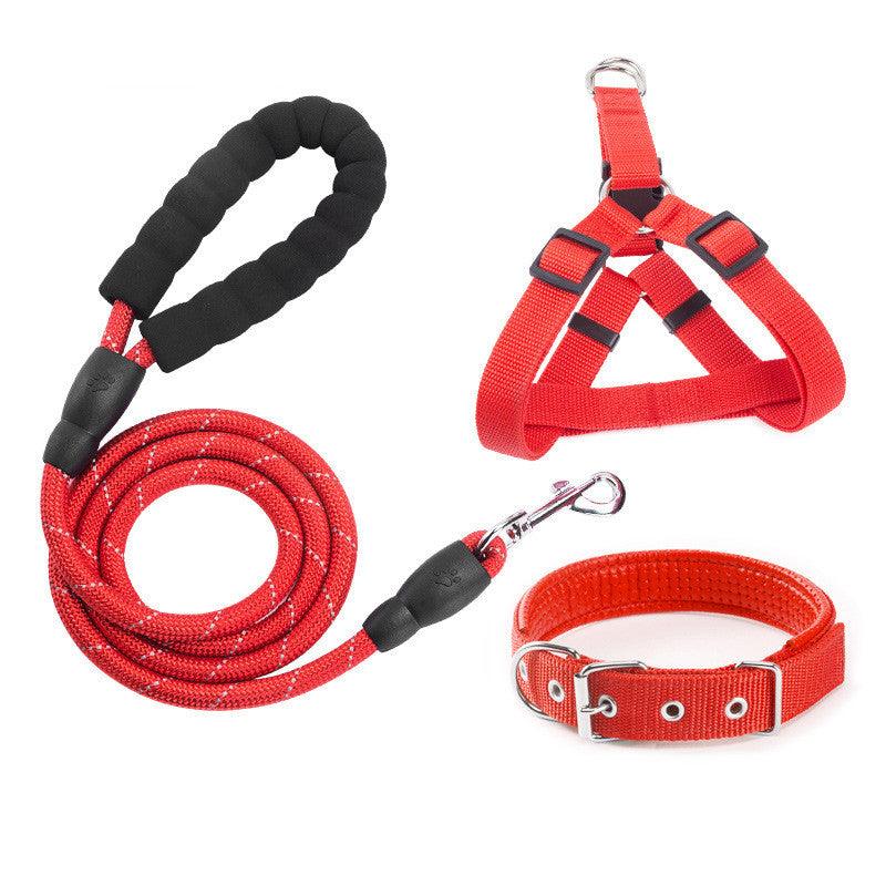 Eva Reflective Pet Dog Leash Collar Set - Dog Hugs Cat