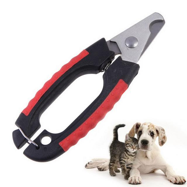 Dog Pet Grooming Scissors & Nail Clipper. - Dog Hugs Cat