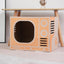 The Ultimate Cat Entertainment Center: Radio Cat Scratcher With Integrated Cat Litter