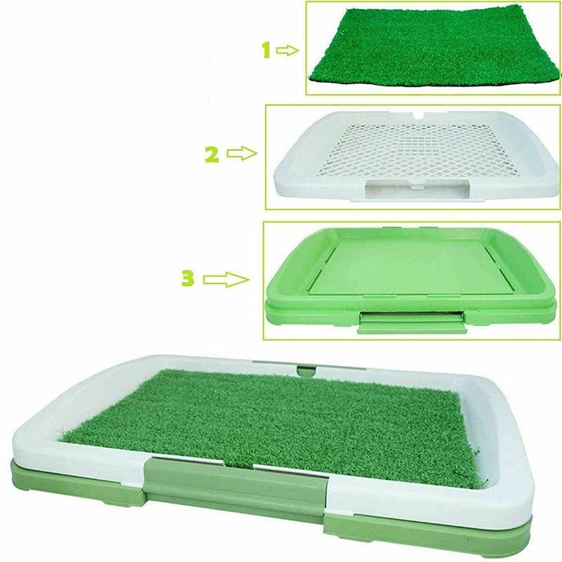 Dog Cleaning Tool Grid Lawn Flat Toilet Dog Potty - Dog Hugs Cat