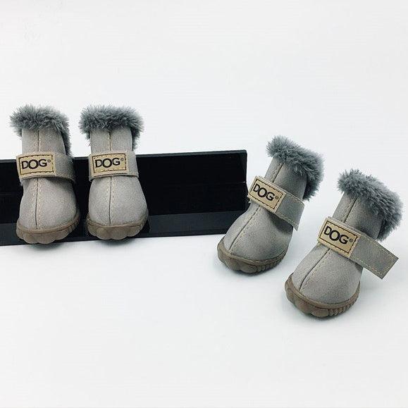 Dog Thick Snow Boots Keep Warm Teddy Autumn And Winter Vip Shoes - Dog Hugs Cat