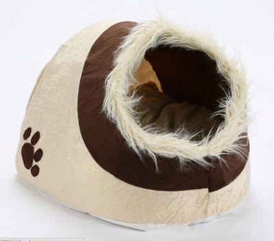 Leopard Kennel Cat Litter Cat House Dog House Dog Bed Cat Bed Pet Bed Supplies - Dog Hugs Cat