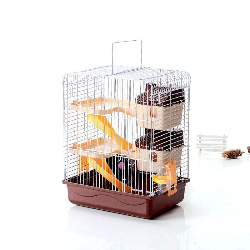 Three-Storey Hamster Cage Luxury Villa - Dog Hugs Cat