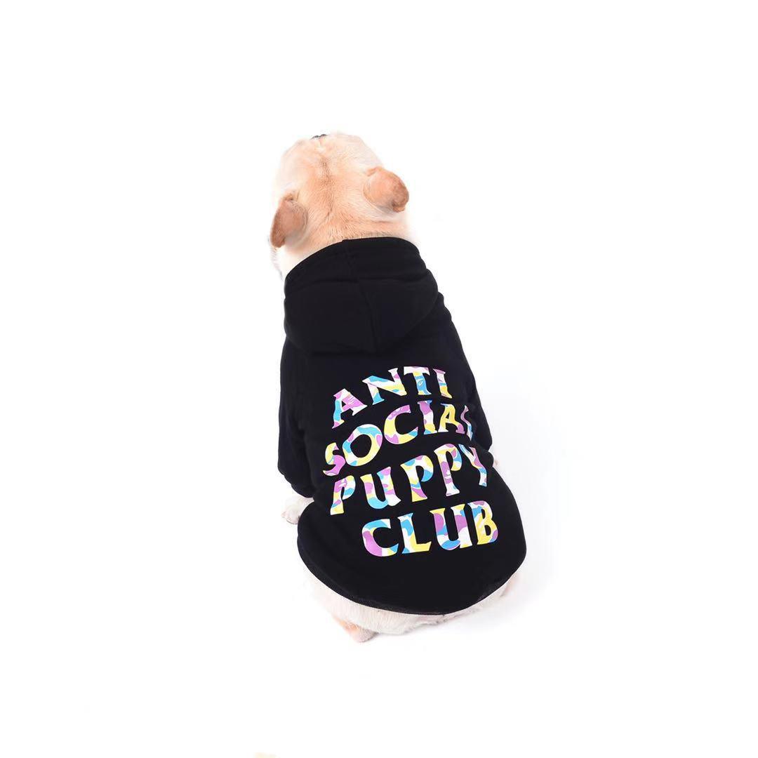 Plush Hooded Pet Dog Sweater Clothes - Dog Hugs Cat