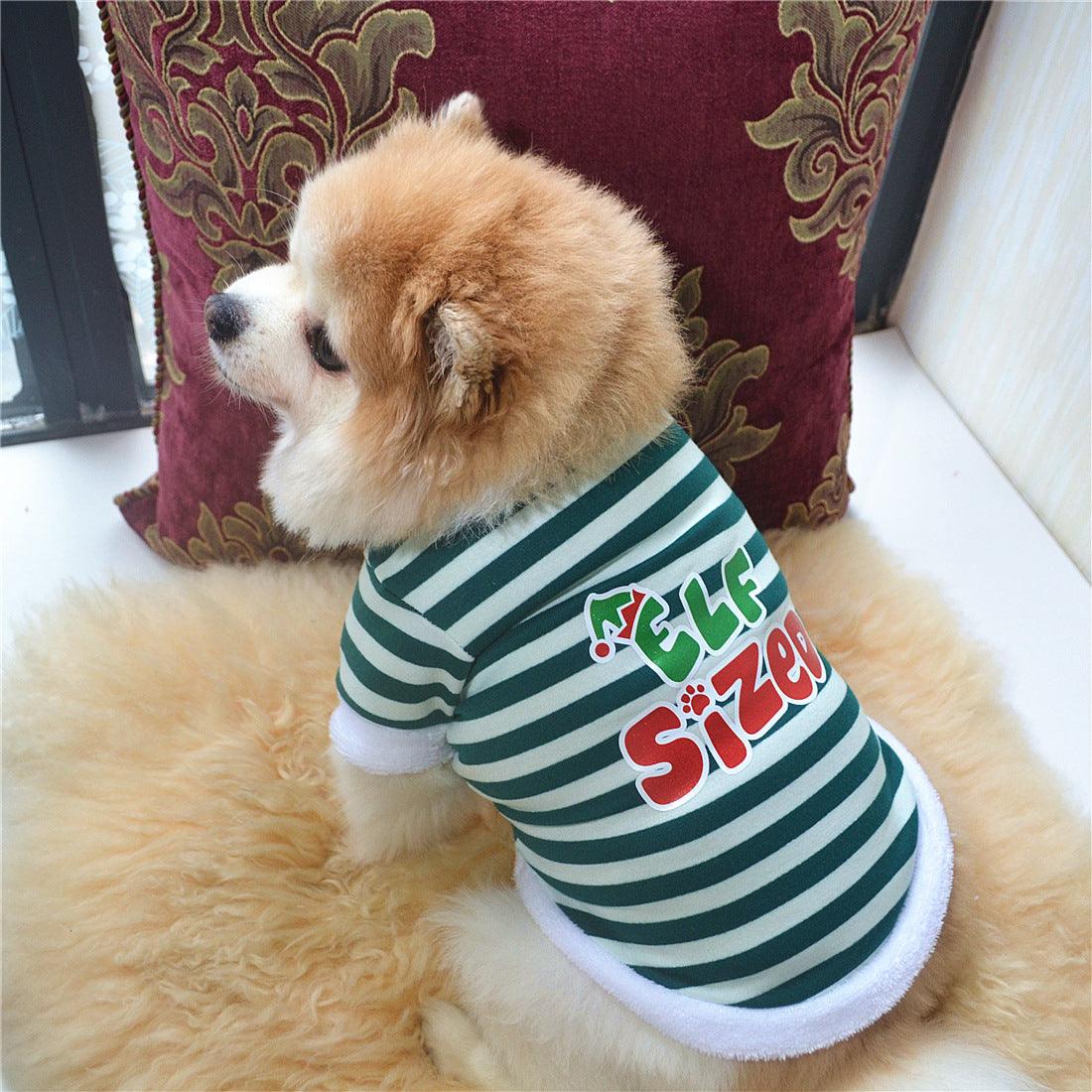 Christmas New Dog Clothes - Dog Hugs Cat