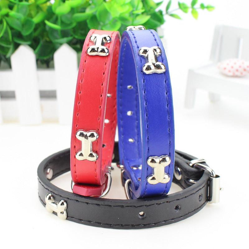 Fashionable Personality Pet Pu Neck Ring Accessories - Dog Hugs Cat