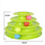 Interactive Funny Four Layer Cat Turntable Pet Ball Tower Tracks Toy - Dog Hugs Cat