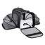 Carrier For Cat Pet Airline Approved Expandable Foldable Soft Dog Carrier Opened Doors Reflective Tapes Cat Travel Bag - Dog Hugs Cat