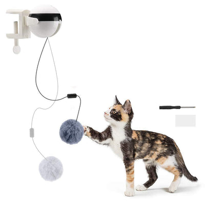 Electric Automatic Lifting Motion Cat Toy Interactive Puzzle Smart Pet Cat Teaser Ball Pet Supply Lifting Toys - Dog Hugs Cat