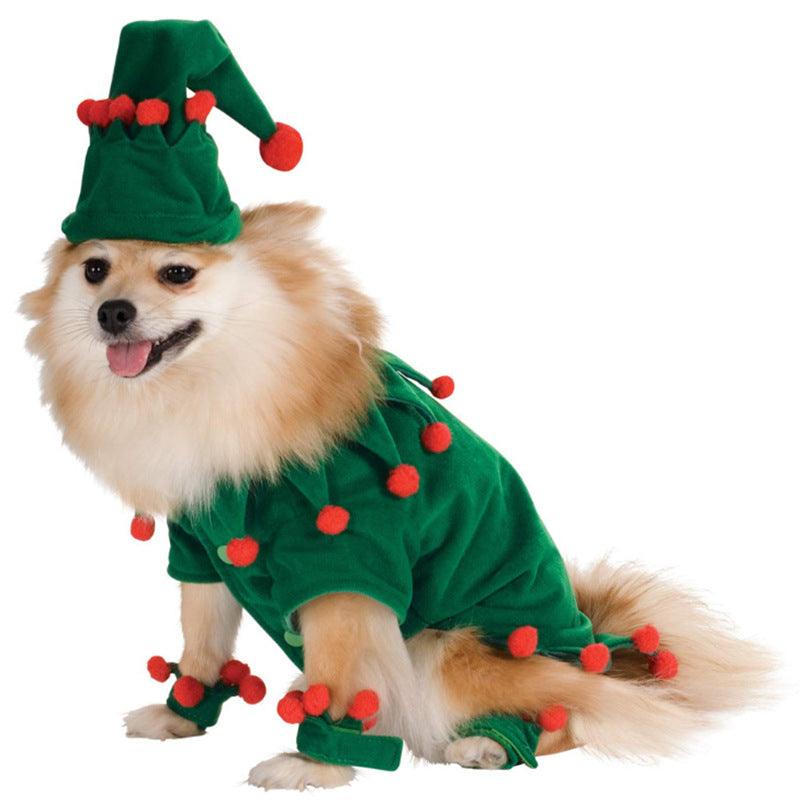 Cute Dog Cat Costume Christmas Cloak Halloween Disguise Cat - Dog Hugs Cat