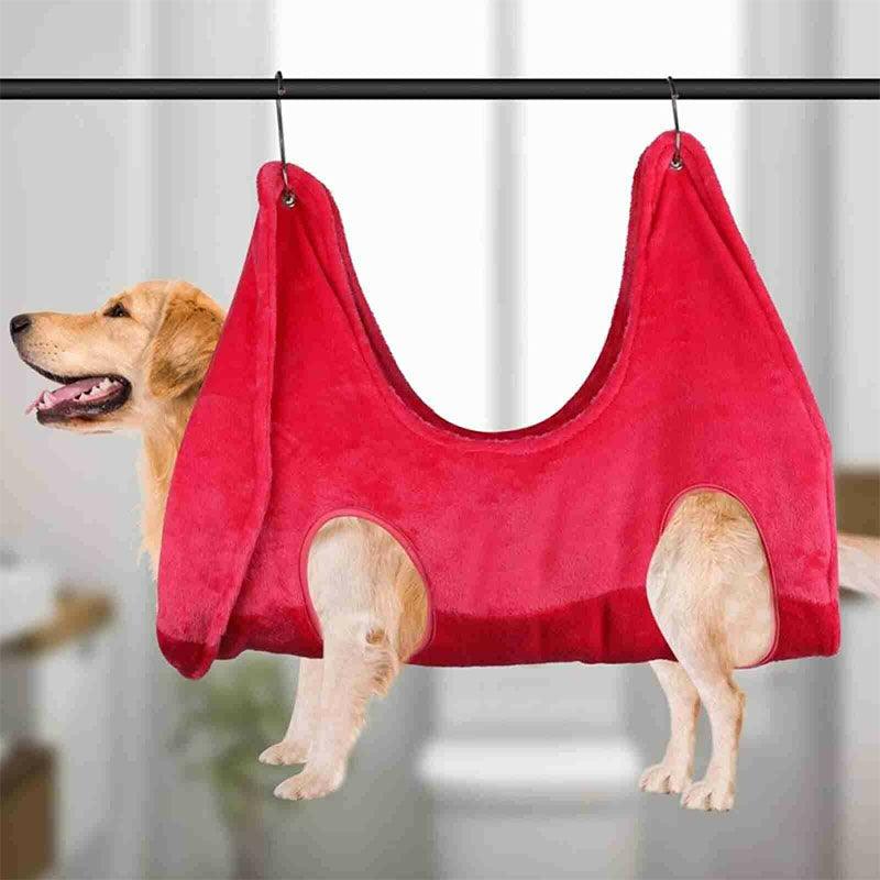 Pet Dog Cat Grooming Hammock Harness Dog Hammock Restraint Bag Helper Breathable Dogs Grooming Trimming Hammock Helper Cats - Dog Hugs Cat