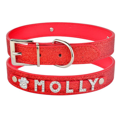 Diy Alphabet Dog Name Pet Collar Wear Accessories - Dog Hugs Cat