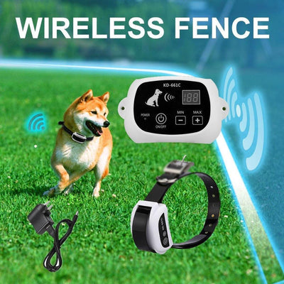 Wireless Electronic Pet Fence System - Dog Hugs Cat
