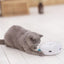 Electric Cat Toy Smart Funny Cat Stick Donut Automatic Turntable - Dog Hugs Cat