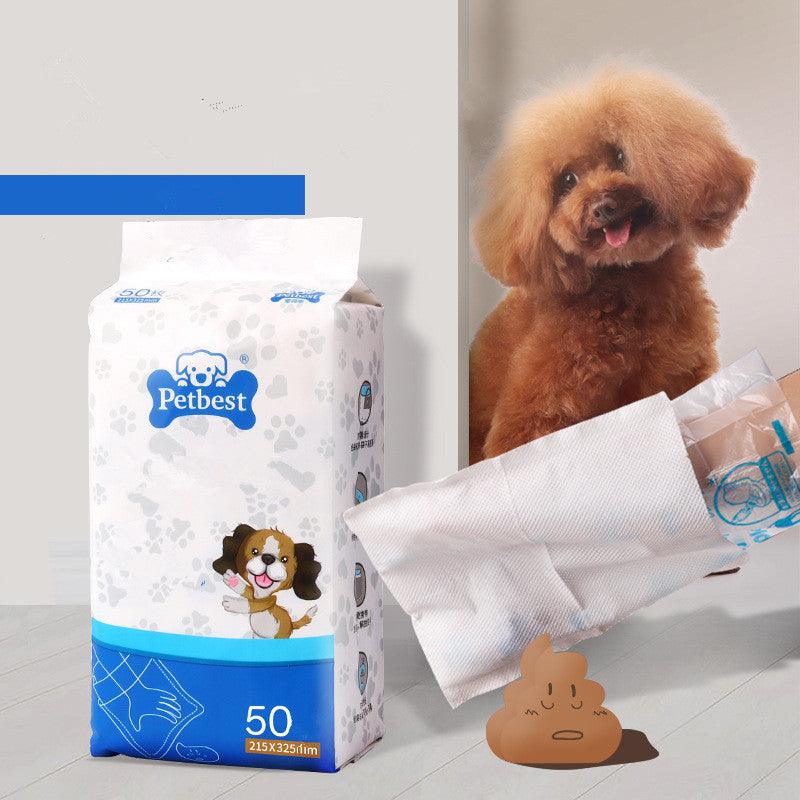 Pet Shovel Dog Excrement Paper Dog Poop Bag - Dog Hugs Cat