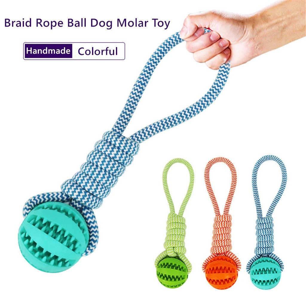 Pet Braid Rope Ball Toy New Dog Toys - Dog Hugs Cat