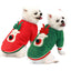 Christmas Costume Coral Fleece Dog Sweater - Dog Hugs Cat