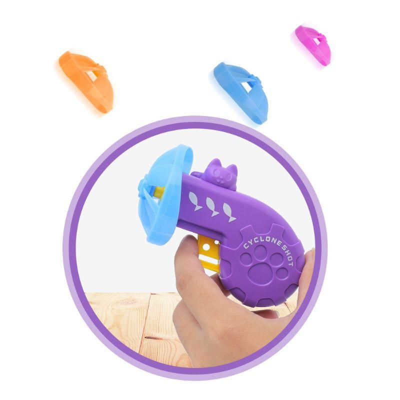 Cat Fetch Tracks Toy Flying Propellers Disc Saucers Interactive Dog Pet Chaser Toys Cat Training Supplies - Dog Hugs Cat