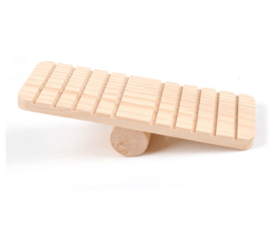 Hamster Wooden Seesaw - Dog Hugs Cat