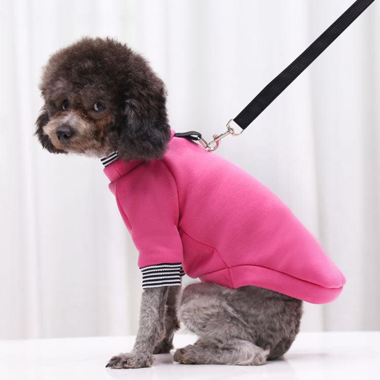 Tractionable Reflective Sweater Night Walking Dog Cat Pet Clothes - Dog Hugs Cat