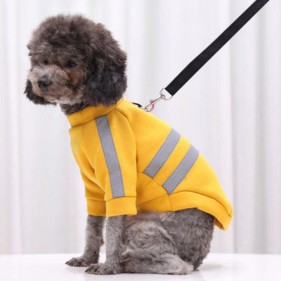 Tractionable Reflective Sweater Night Walking Dog Cat Pet Clothes - Dog Hugs Cat