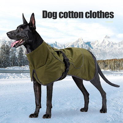 Medium And Large Dogs Handsome Winter Warm Clothing Snowproof Pet Supplies - Dog Hugs Cat