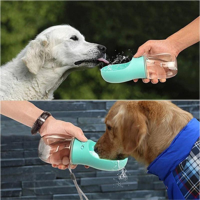 350/550Ml Portable Pet Dog Water Bottle For Small Large Dogs Travel Puppy Cat Drinking Bowl Bulldog Water Dispenser Feeder - Dog Hugs Cat