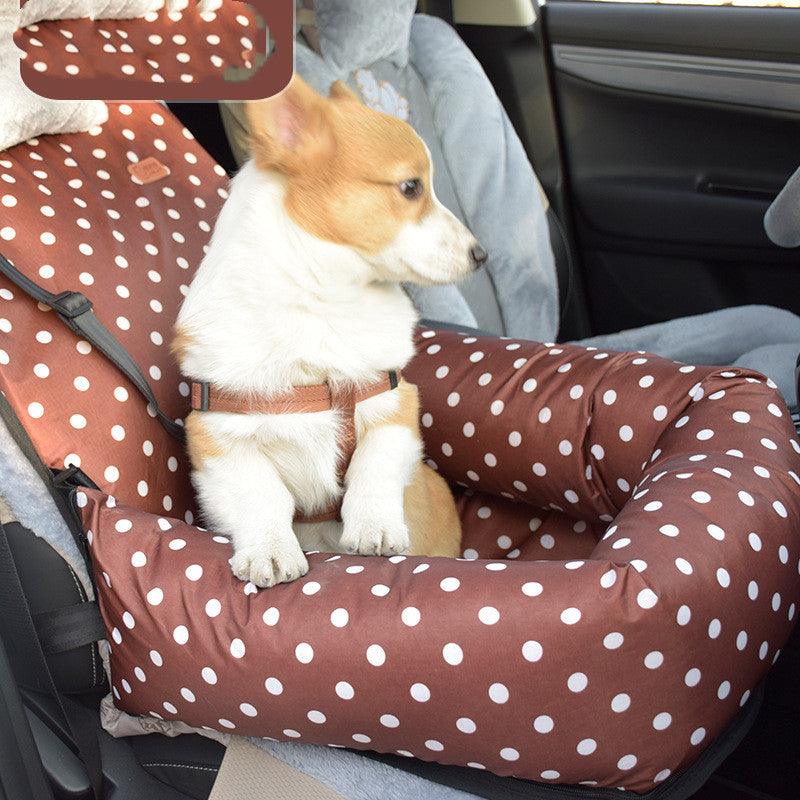 Car Kennel Pet Travel Car Seat Small And Medium-Sized Dog Kennel Cushion Pets Supplies - Dog Hugs Cat