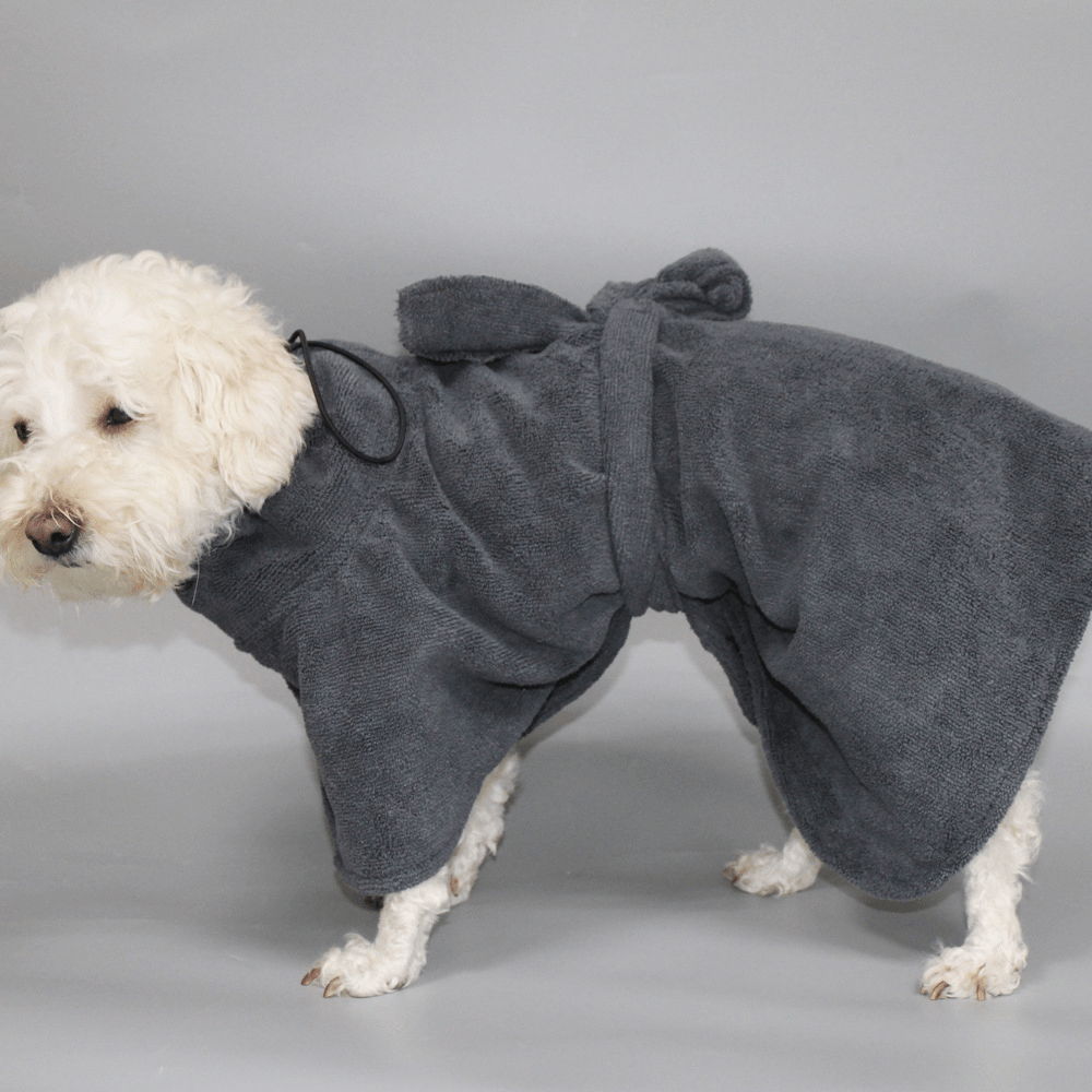 Pet Super Absorbent Bathrobe Clothes - Dog Hugs Cat