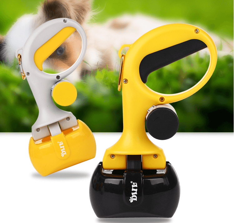 2 In 1 Portable Pet Toilet Picker - Dog Hugs Cat