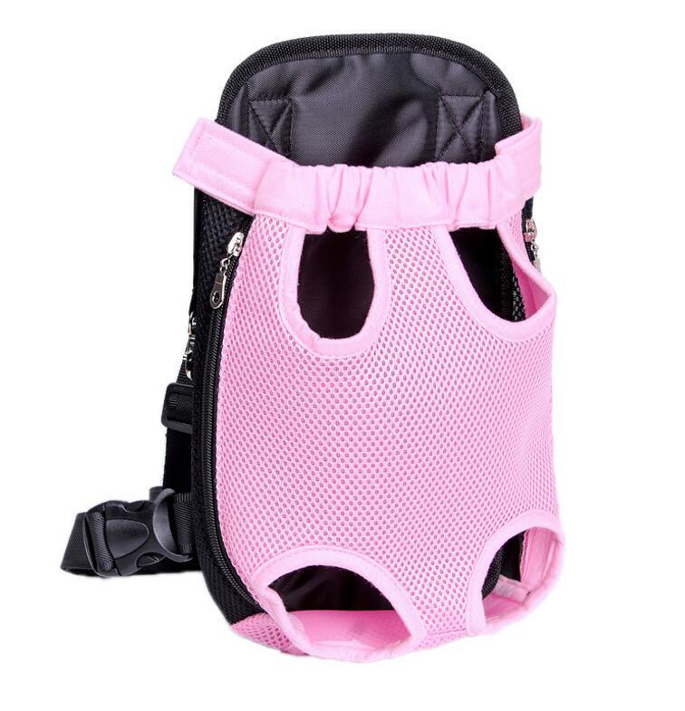 Go Out Portable Chest Shoulder Pet Bag Breathable Travel Pet Bag - Dog Hugs Cat