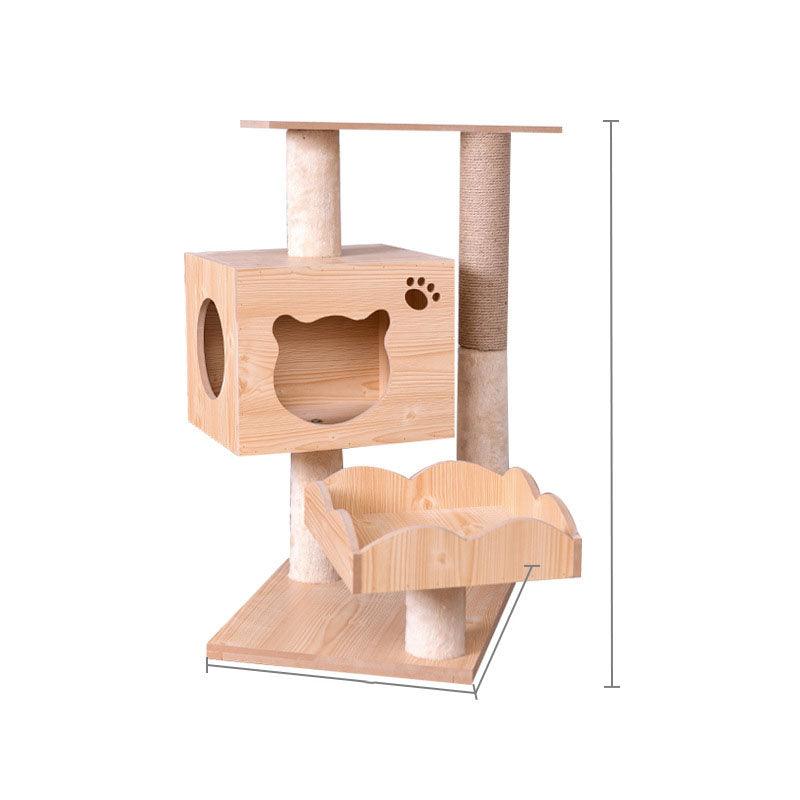 Cat Crawl Nest Scratching Board Tree Supplies Pet Toy Space Capsule - Dog Hugs Cat