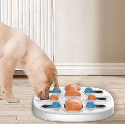Slow Food Feeder Cat Dog Pet Licking Plate - Dog Hugs Cat