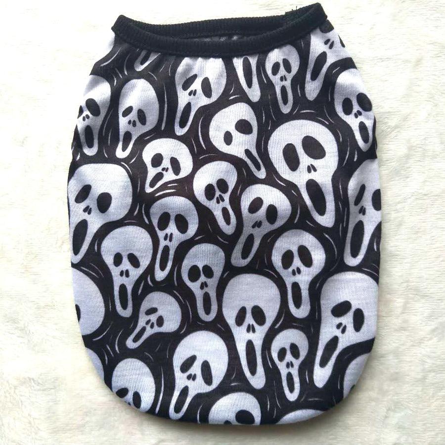 Pet Clothes Skull Halloween Supplies - Dog Hugs Cat