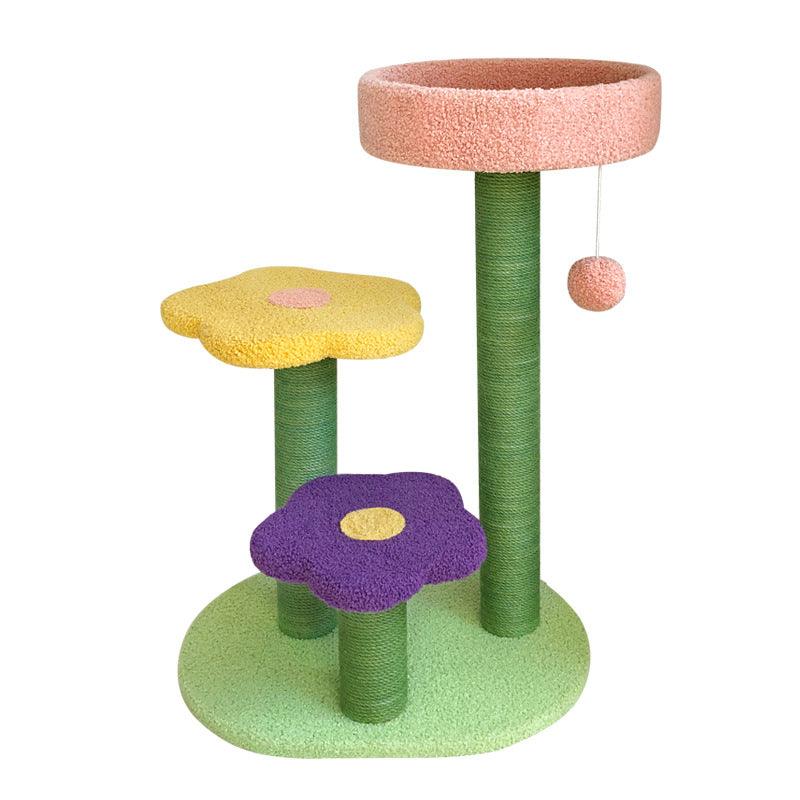 Cat Tower Cat Scratch Board Wear-Resistant Cat Climbing Tree - Dog Hugs Cat