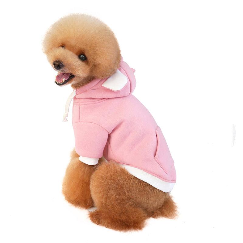 Pet Clothing Fleece Warm And Comfortable Dog Sweater - Dog Hugs Cat