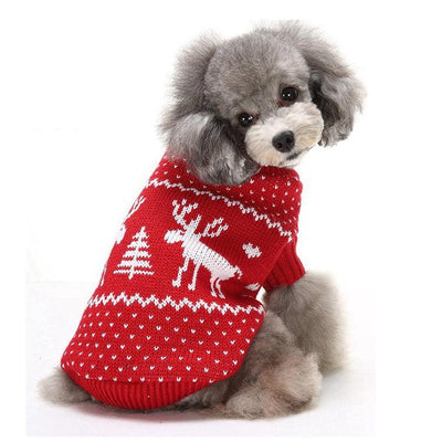 Elk Reindeer Deer Pet Clothes Dog Clothes - Dog Hugs Cat