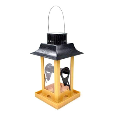 Hook Type Solar Lamp Bird Feeder - Dog Hugs Cat